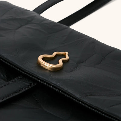 Small Swale Messenger Bag (Dong Hand-Crinkled Texture)