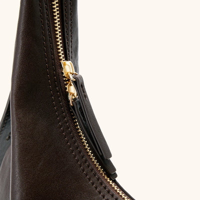 Large Flow Crescent Bag (Vegetable-Tanned)