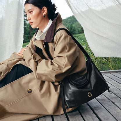 Medium Flow Hobo (Dong Hand-Crinkled Texture)