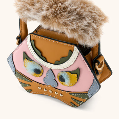 tiger pop mini purse in yellow
