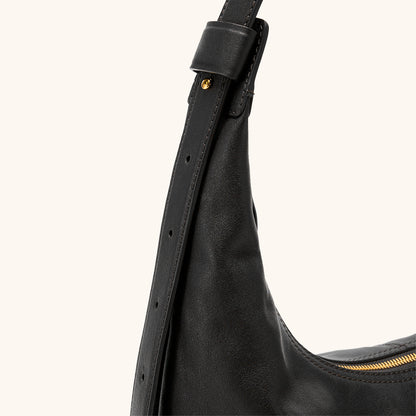 Large Flow Crescent Bag (Vegetable-Tanned)