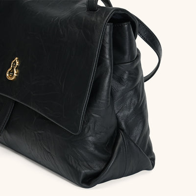 Swale Messenger Bag (Dong Hand-Crinkled Texture)