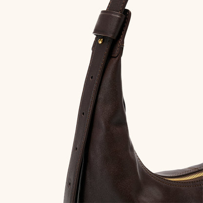 Large Flow Crescent Bag (Vegetable-Tanned)