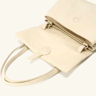 Small Swale Messenger Bag (Dong Hand-Crinkled Texture)
