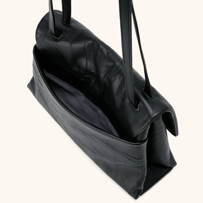 Small Swale Messenger Bag (Dong Hand-Crinkled Texture)