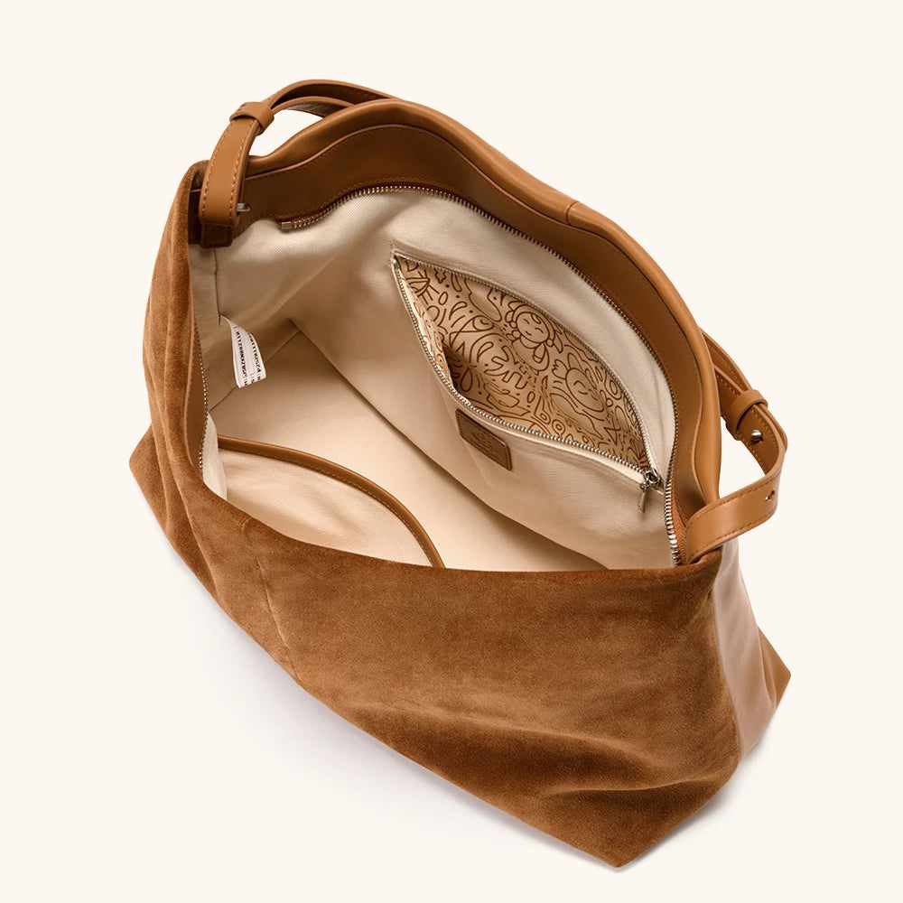 Flow Double-Faced Suede Hobo Drifting Cloud