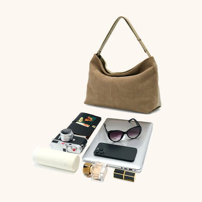 Flow Double-Faced Suede Hobo Drifting Cloud