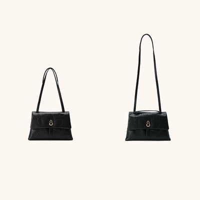 Small Swale Messenger Bag (Dong Hand-Crinkled Texture)