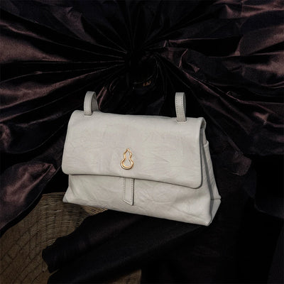 Small Swale Messenger Bag (Dong Hand-Crinkled Texture)