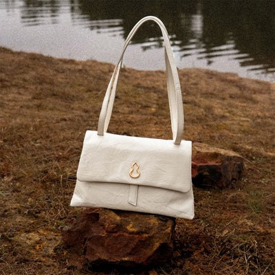 Small Swale Messenger Bag (Dong Hand-Crinkled Texture)