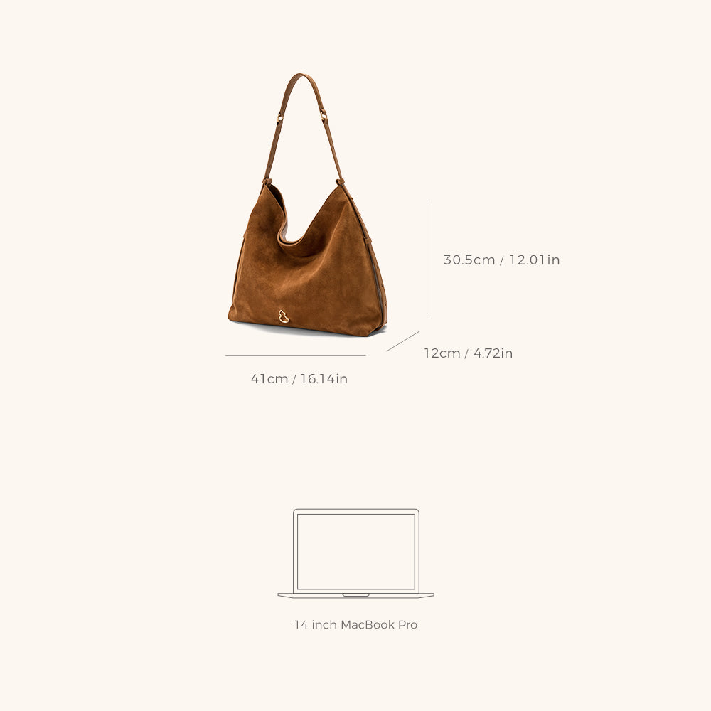 Fulfill Double-Faced Suede Hobo