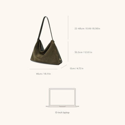 Flow Zen Hobo (Double-Faced Suede)