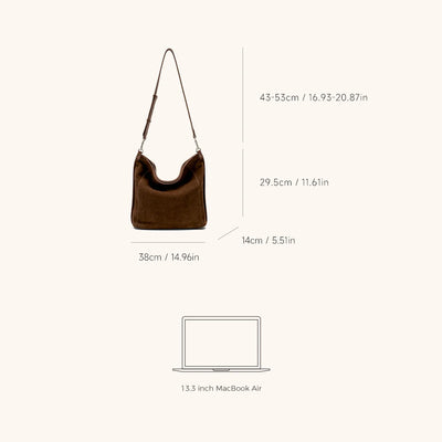 Fulfill Double-Faced Suede Bucket