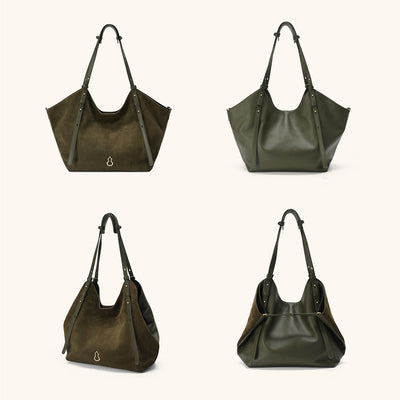 Fulfill Double-Faced Suede Tote