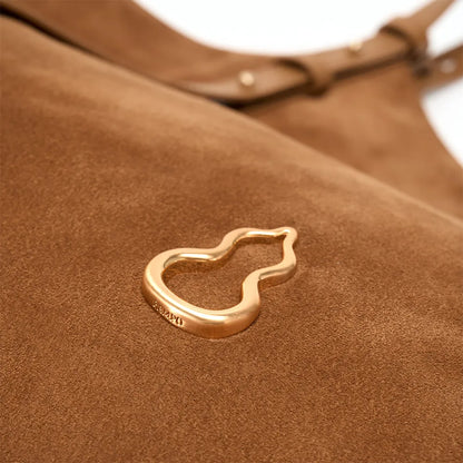Detail Of Bampo Fulfill Double Faced Suede Tote