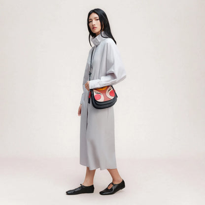 new year doll crossbody saddle bag | Bampo
