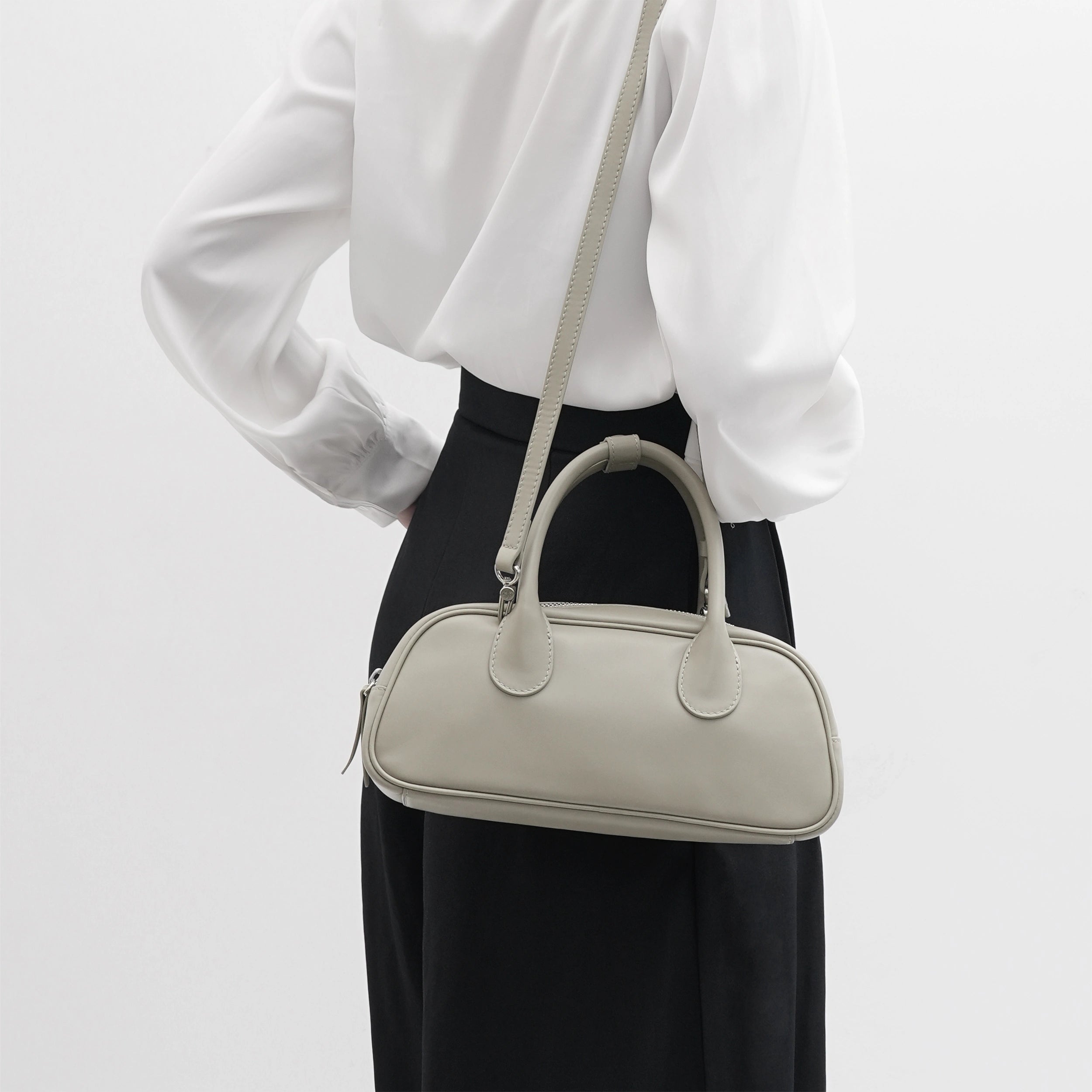 Bampo Baguette Bag on Model 1