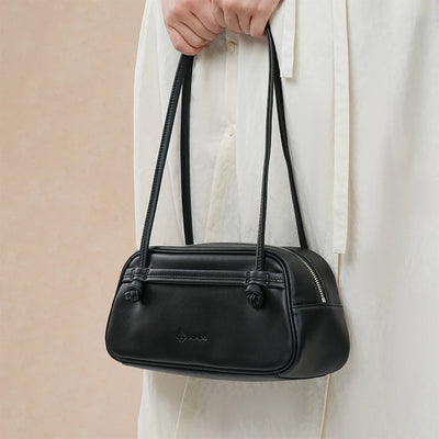 Bampo Bowler Knot Bag on Model 1
