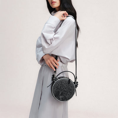 Bampo Fairyland small handbag on model 5