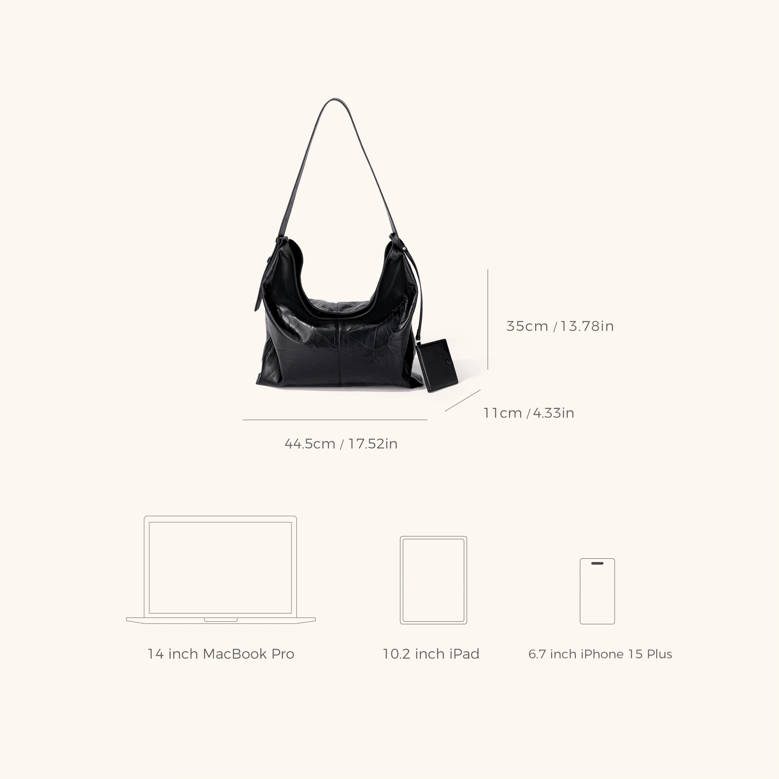 Large Cloudy Hobo | Bampo