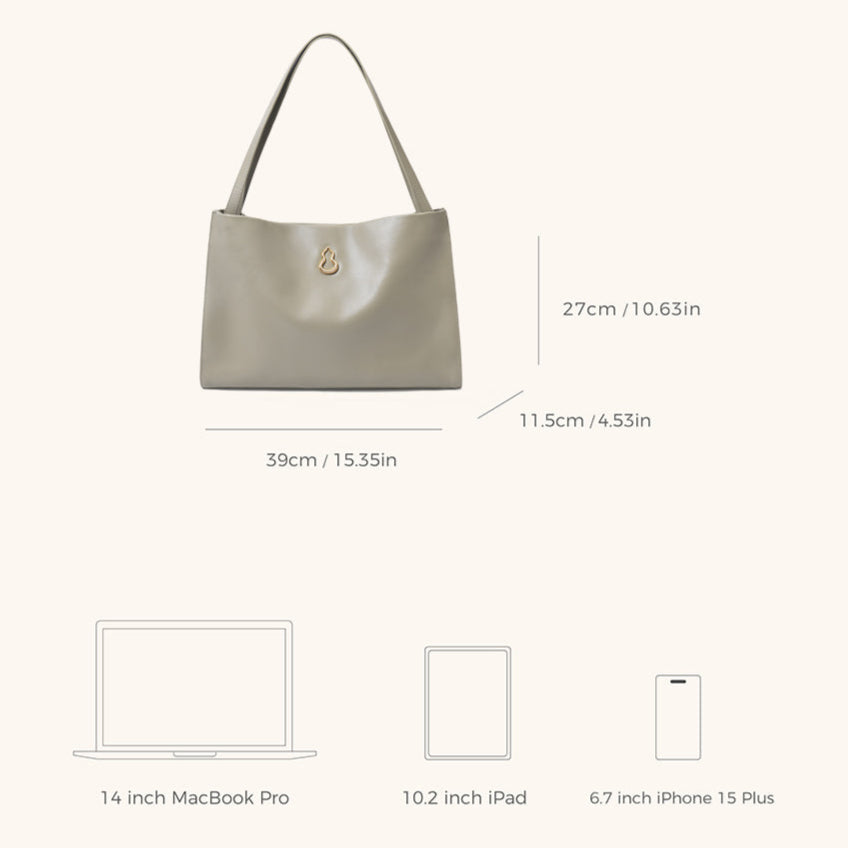 Dimensions of the Bampo Large Land Tote