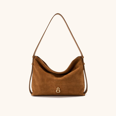 Bampo Medium Flow Hobo double faced suede