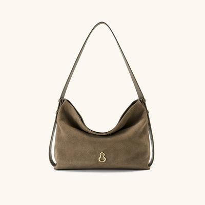 Bampo Medium Flow Hobo double faced suede