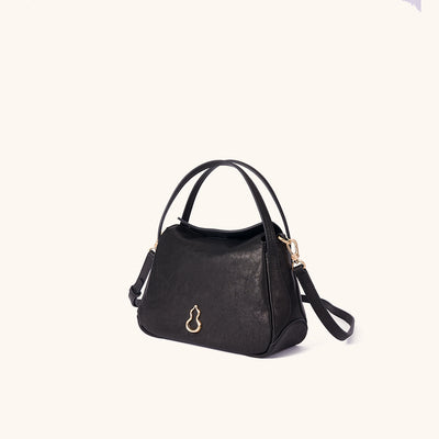 Side View of the Bampo Small Harmony Tote (Vegetable Tanned)