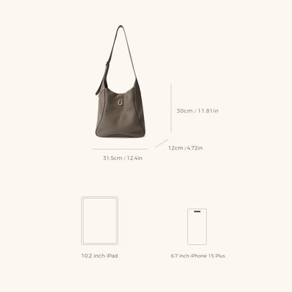 Dimensions of the Bampo Trove Bucket Bag