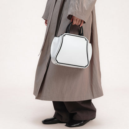 Bampo blank space handbag on model8