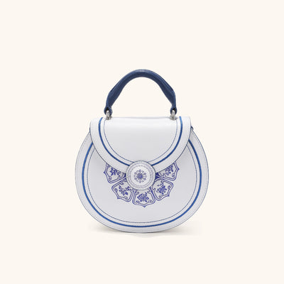 Bampo Blue and White Porcelain Handbag