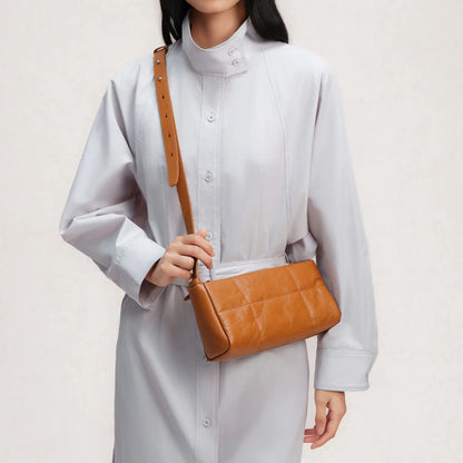 Bampo Bun Shoulder Bag on Model 1