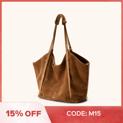 Fulfill Double-Faced Suede Tote