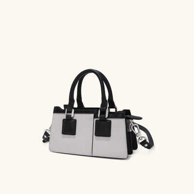 side view of the Bampo garden of pleasance handbag