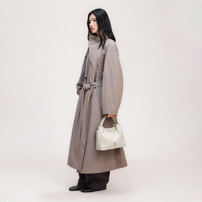 harmony tote (texture version) in cream| Bampo