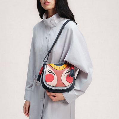 new year doll crossbody saddle bag | Bampo5
